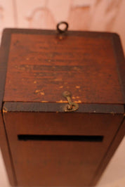 Antique Wooden Letter Box