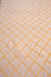 Vintage Orange Moroccan Style Throw