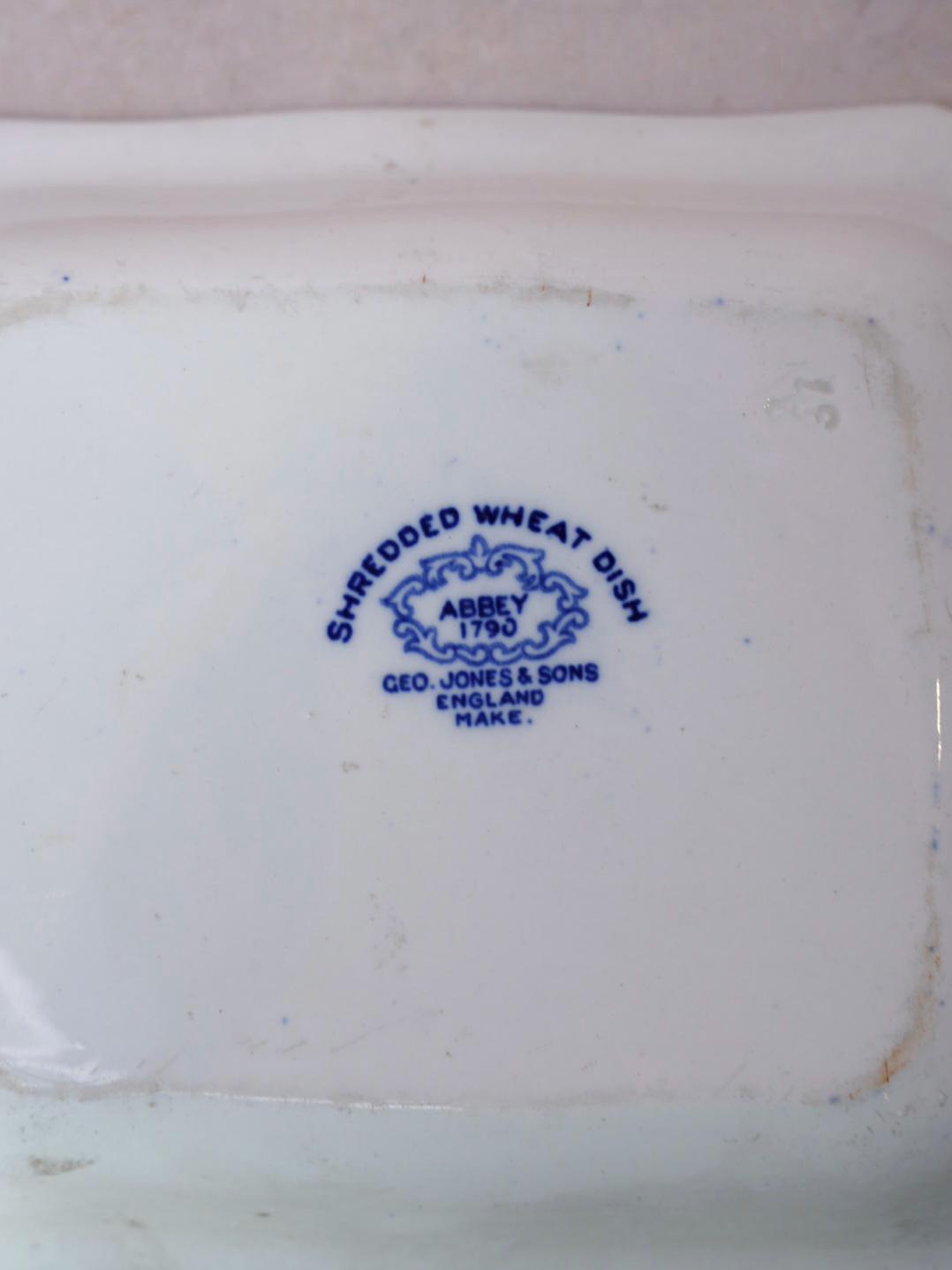 George Jones Abbey 1790 Shredded Wheat Dish