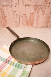Vintage Copper Frying Pan