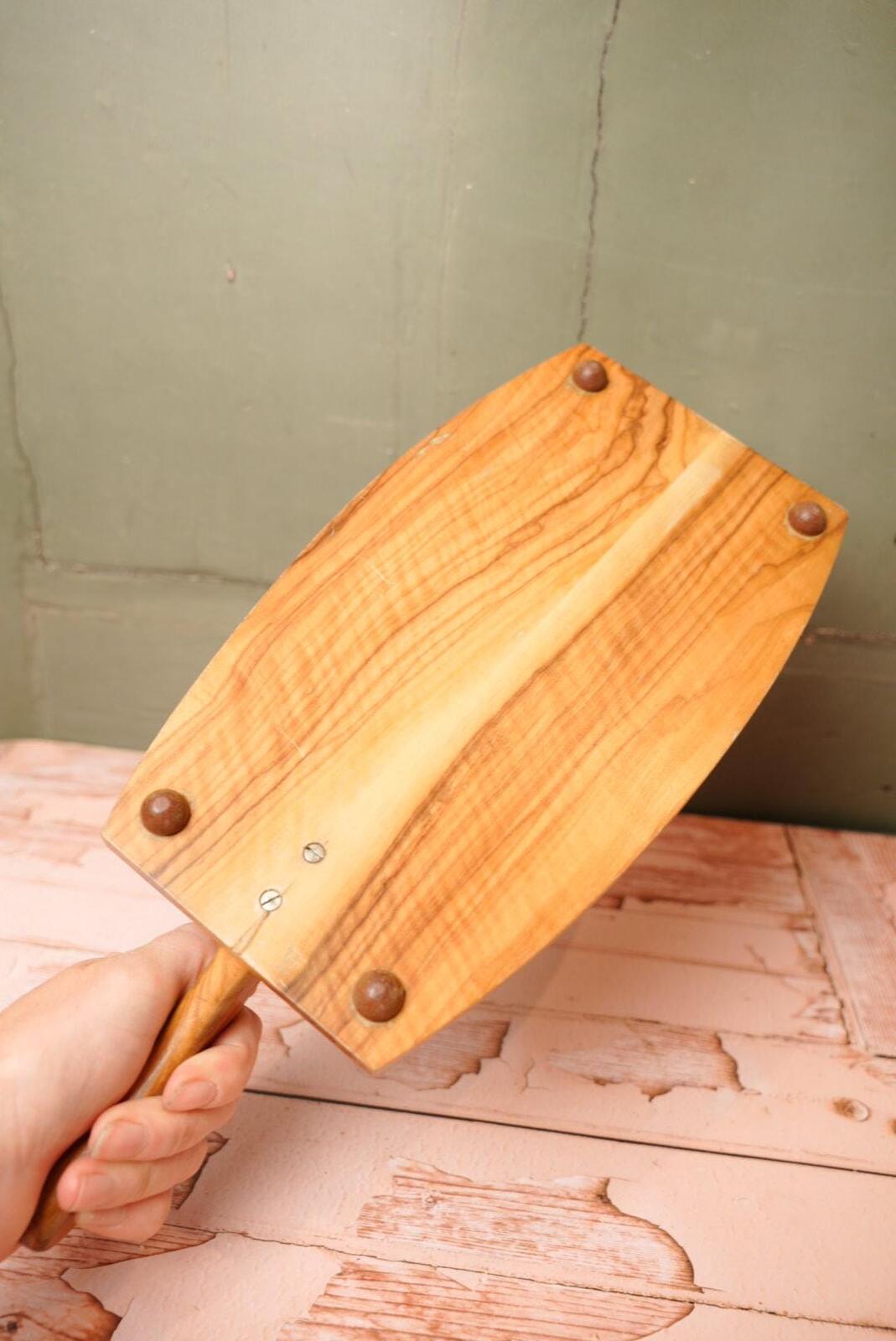 Vintage Wooden Cheese Board With Handle