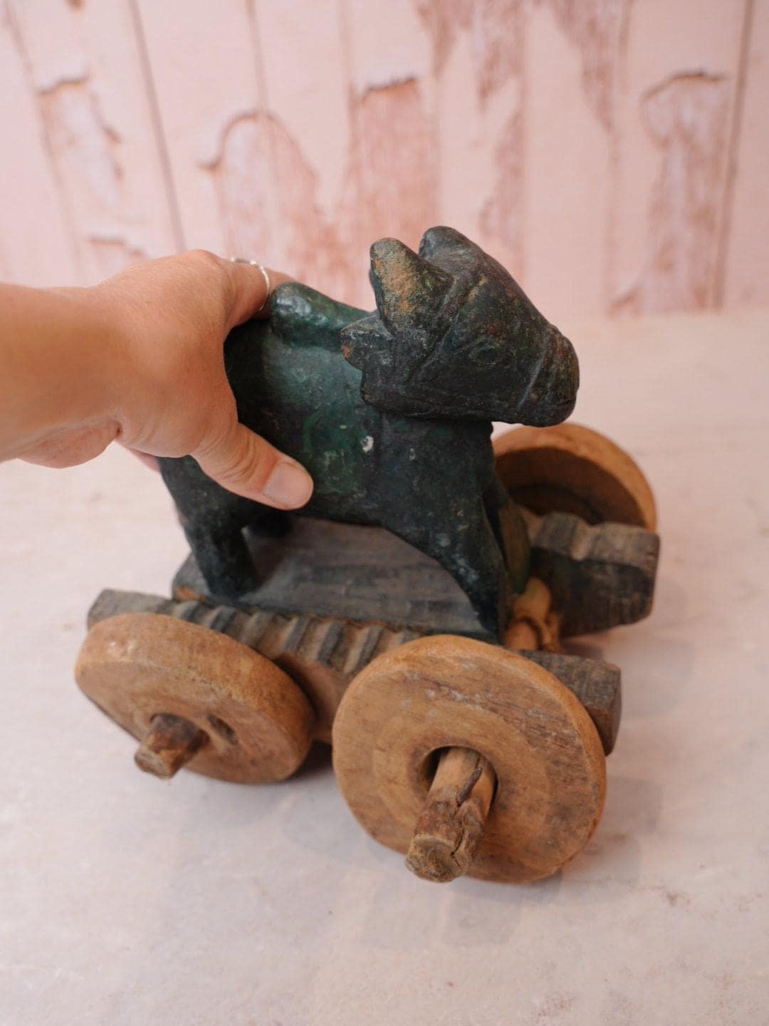 Antique Indian Nandi Bull Toy