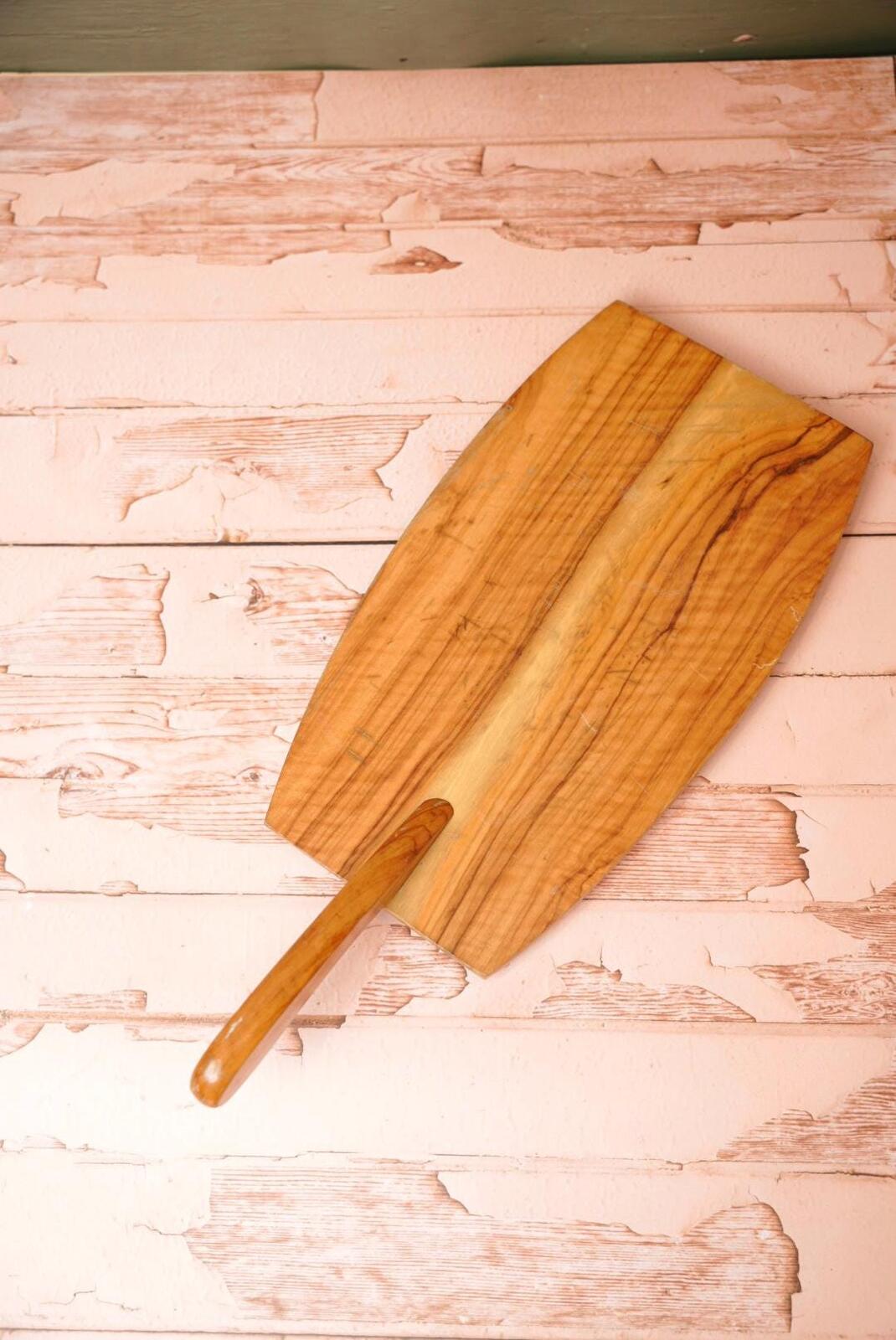 Vintage Wooden Cheese Board With Handle