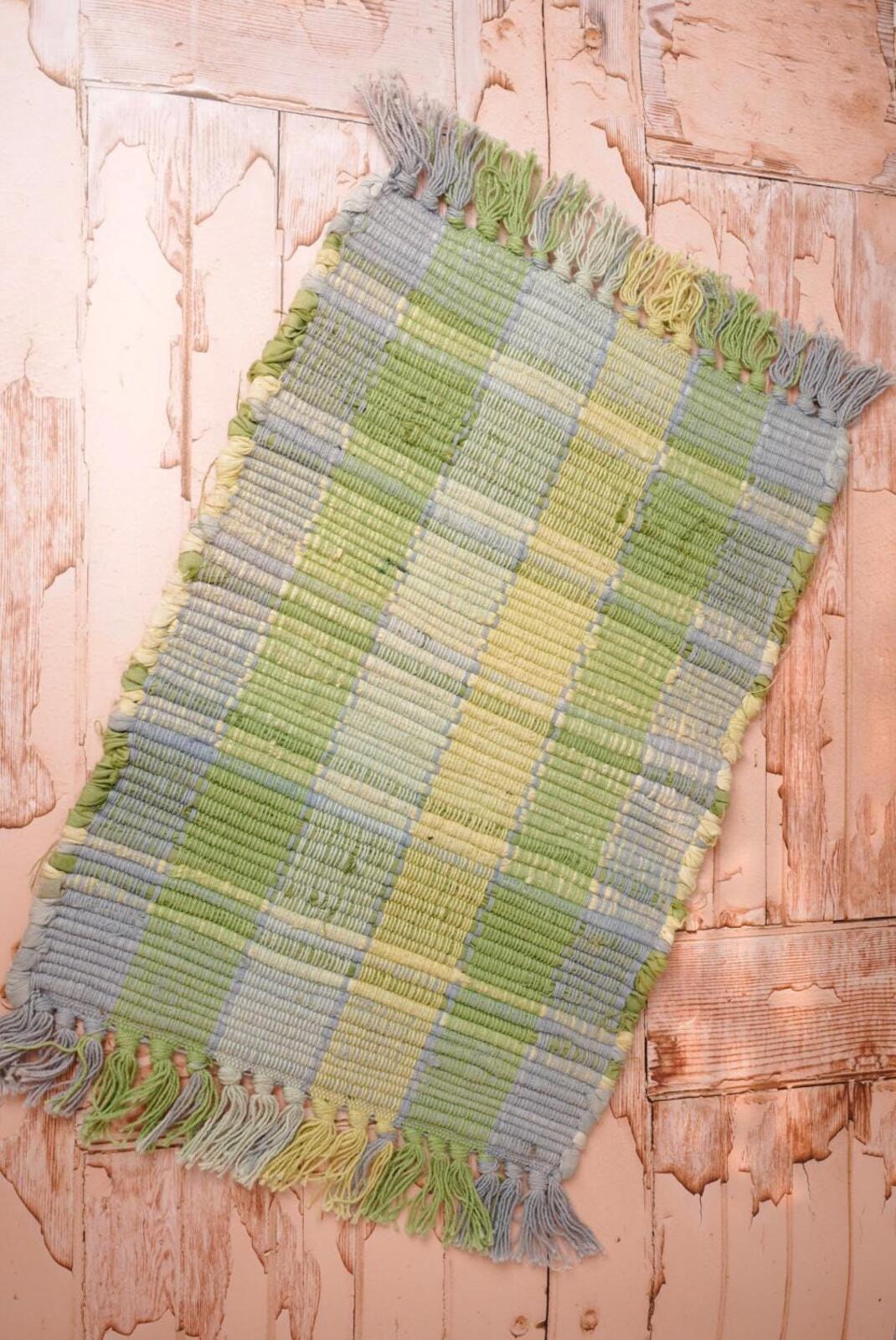 Vintage Woven Rag Rug