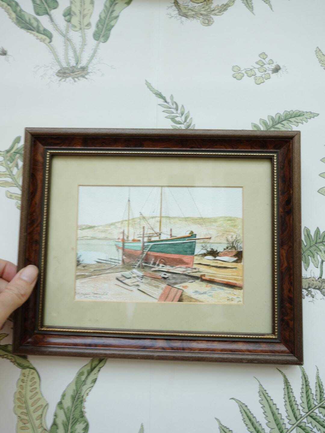 Brixham Trawler Watercolour Painting