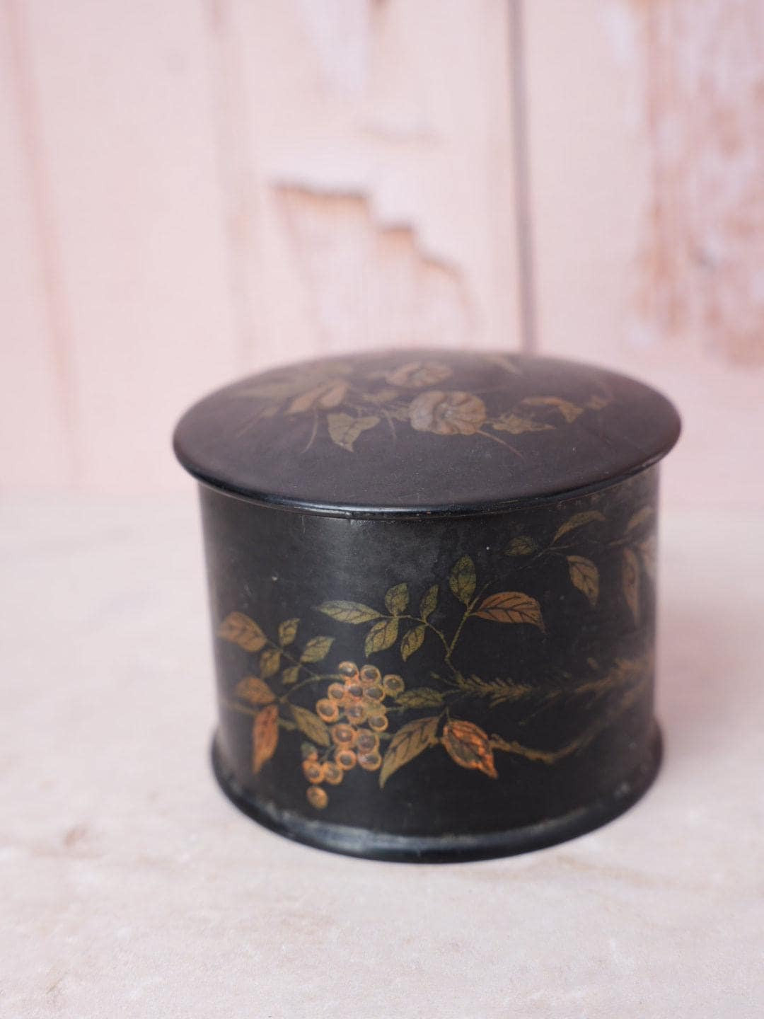 Antique Powder Puff Box
