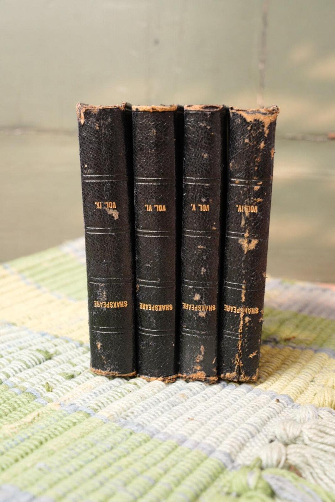 Antique Mini Shakespeare Books Set