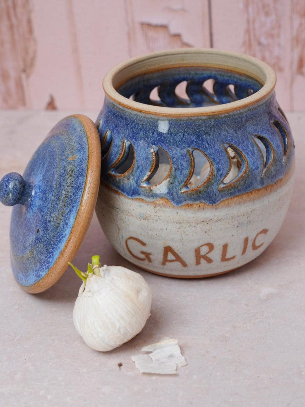 Canterbury Pottery Garlic Keeper