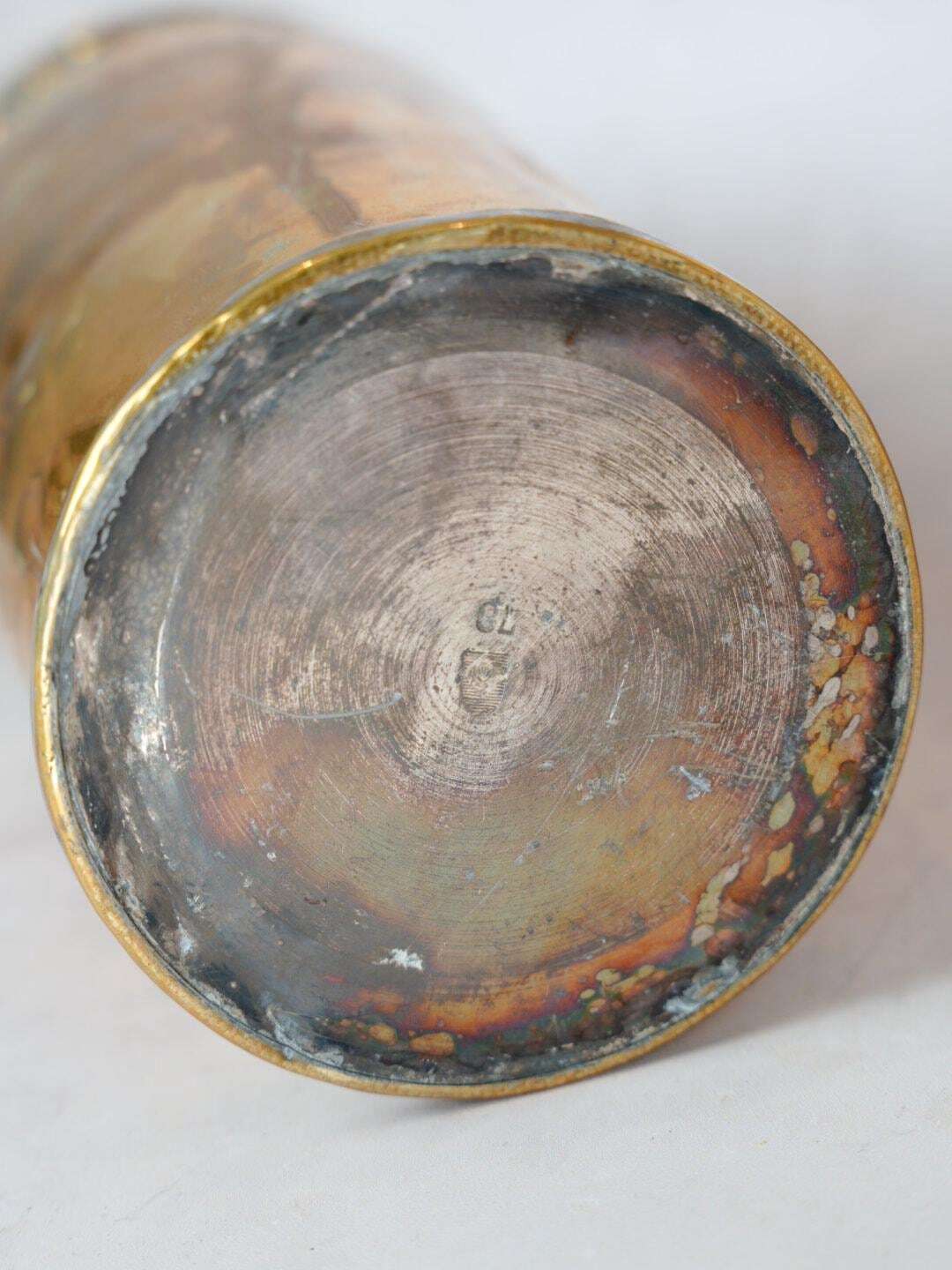 Pair of Vintage Brass Vases