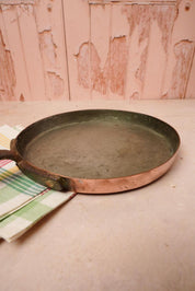 Vintage Copper Frying Pan