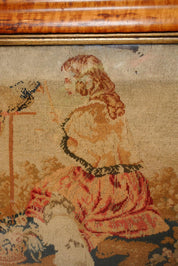 Victorian Framed Needlepoint Tapestry