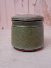 Green Studio Pottery Lidded Jar