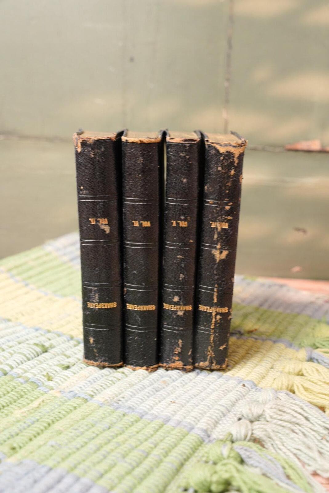 Antique Mini Shakespeare Books Set