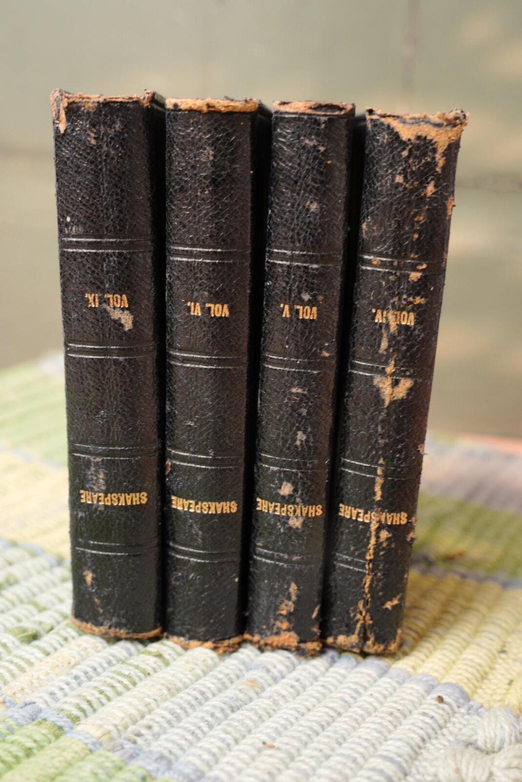 Antique Mini Shakespeare Books Set