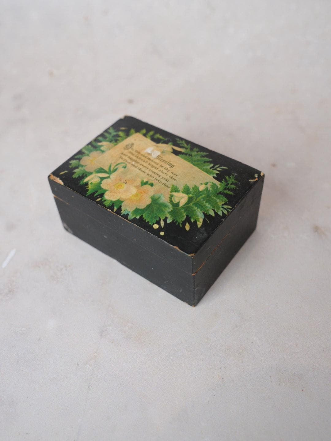 Victorian Papier Mâché Trinket Box