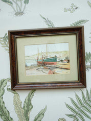 Brixham Trawler Watercolour Painting