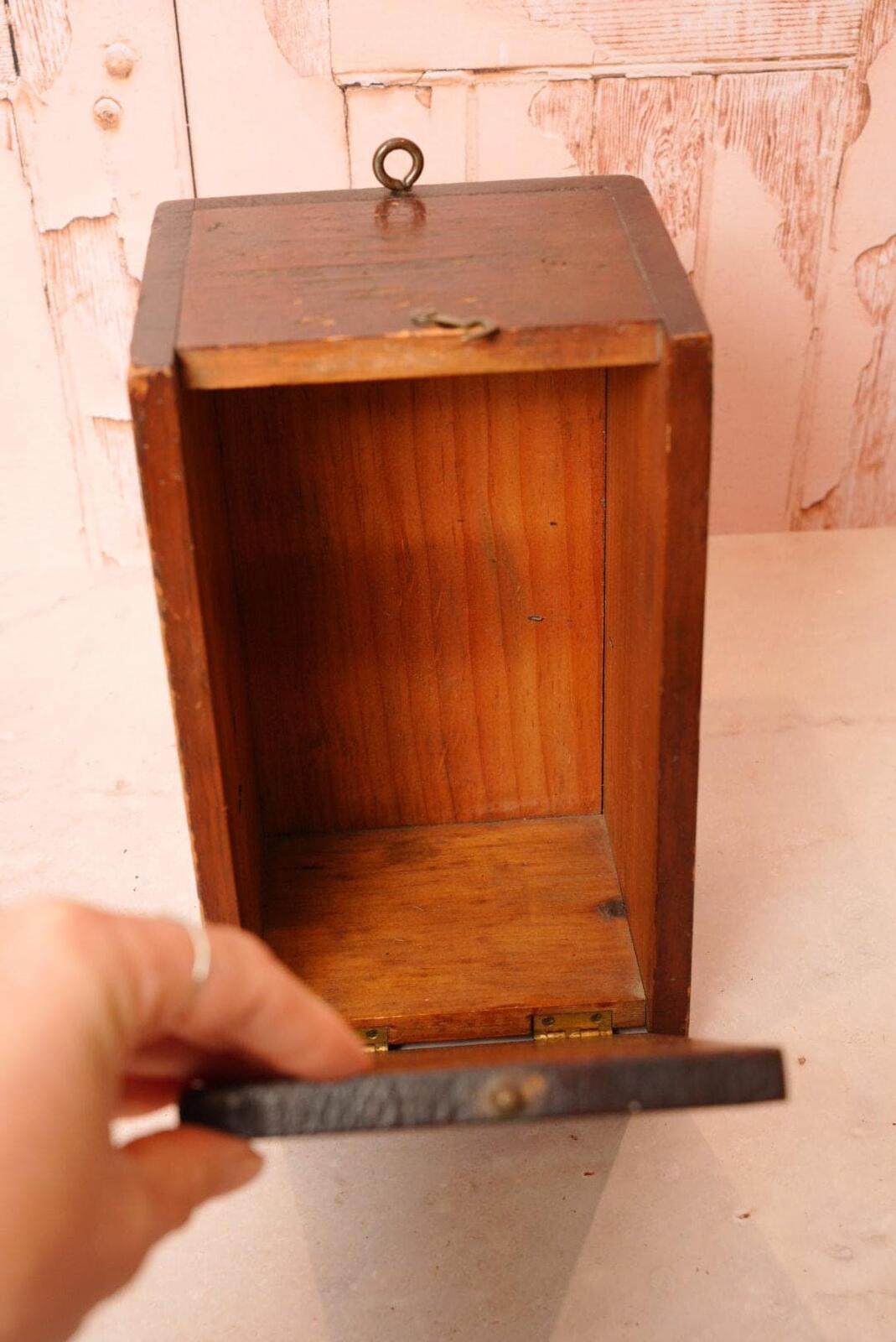 Antique Wooden Letter Box