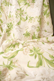 Laura Ashley Green Floral Bedspread