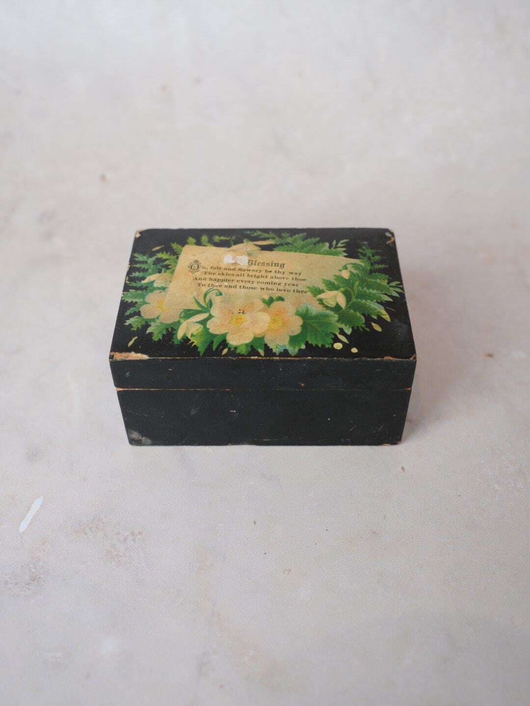 Victorian Papier Mâché Trinket Box