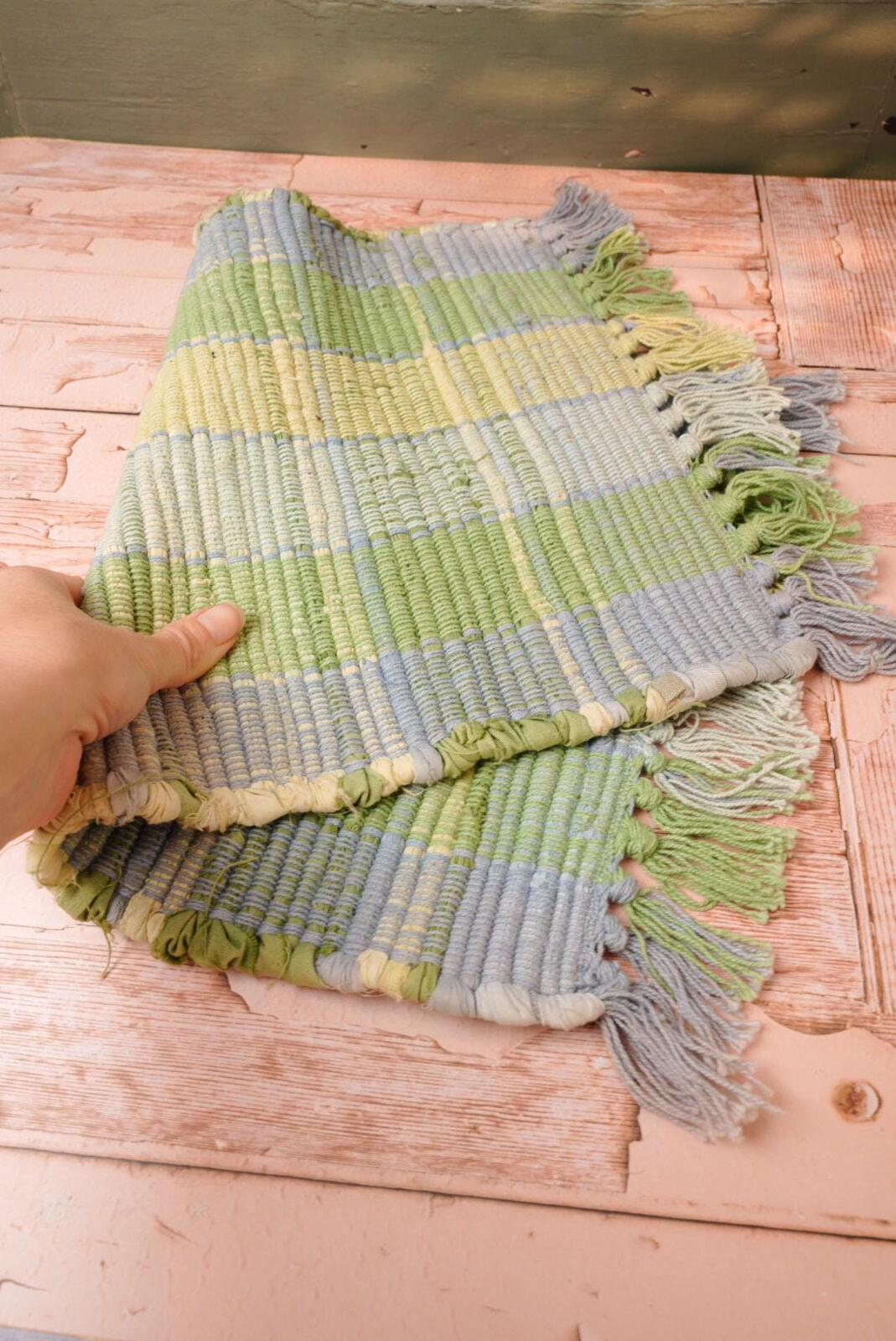 Vintage Woven Rag Rug