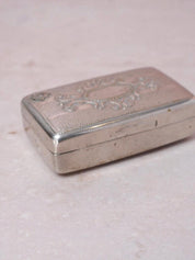 Silver Tone Trinket Box