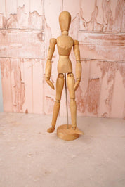 Vintage Wooden Artist Mannequin