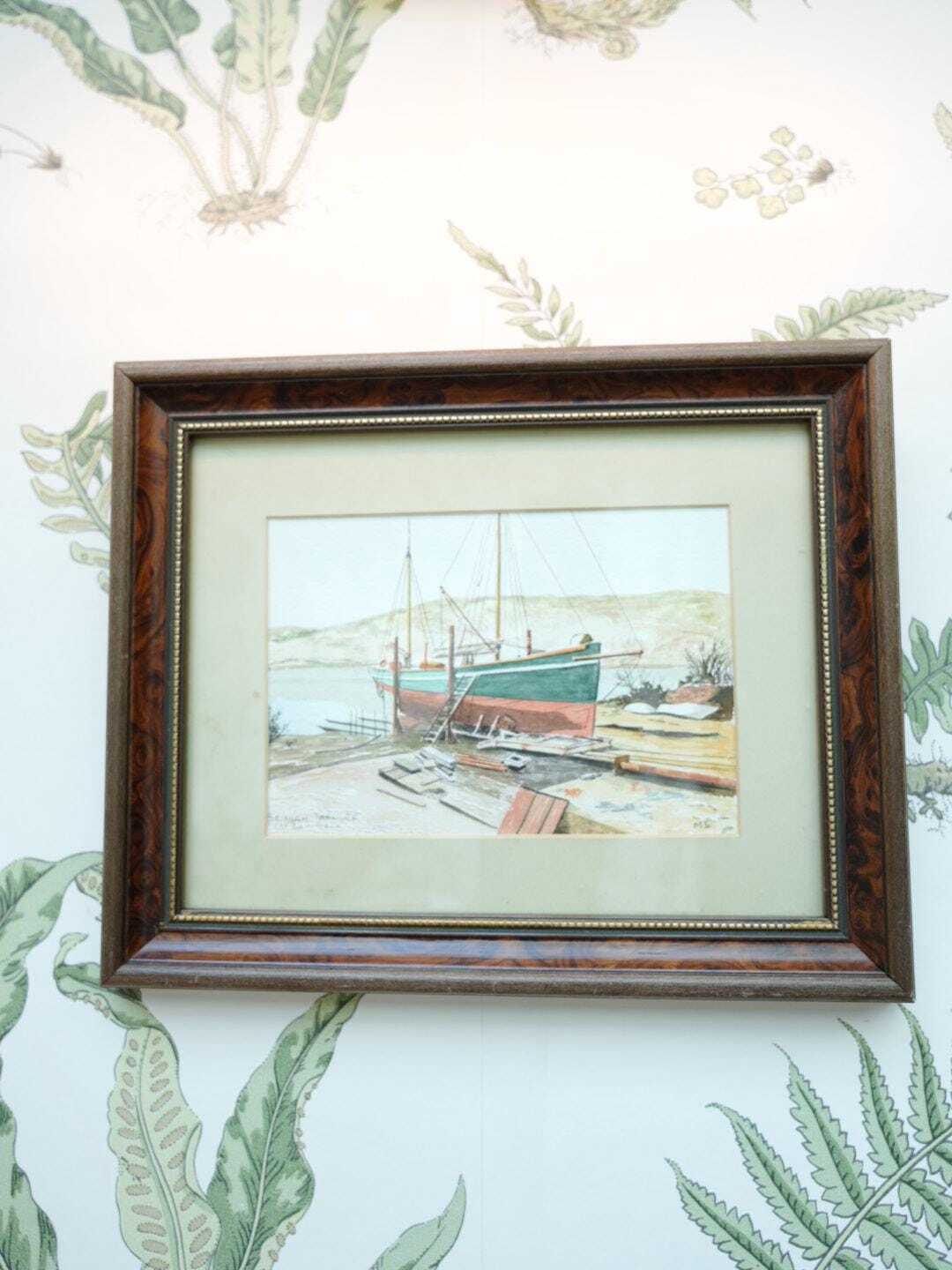 Brixham Trawler Watercolour Painting