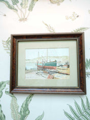 Brixham Trawler Watercolour Painting