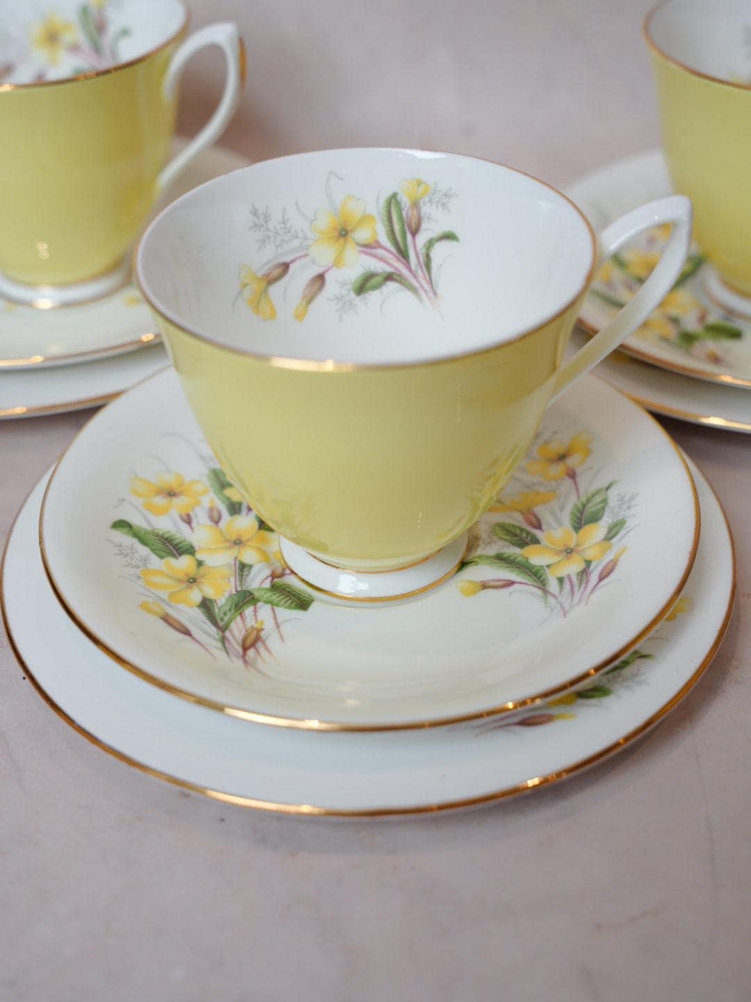 Royal Albert Yellow Primrose Tea Set