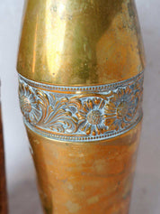 Pair of Vintage Brass Vases