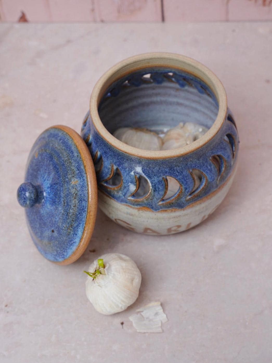 Canterbury Pottery Garlic Keeper