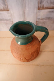 Vintage Terracotta Glazed Jug