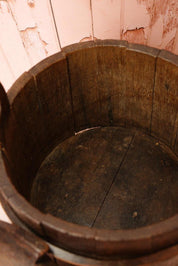 Wooden Firkin Flour Bucket