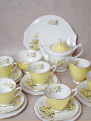 Royal Albert Yellow Primrose Tea Set