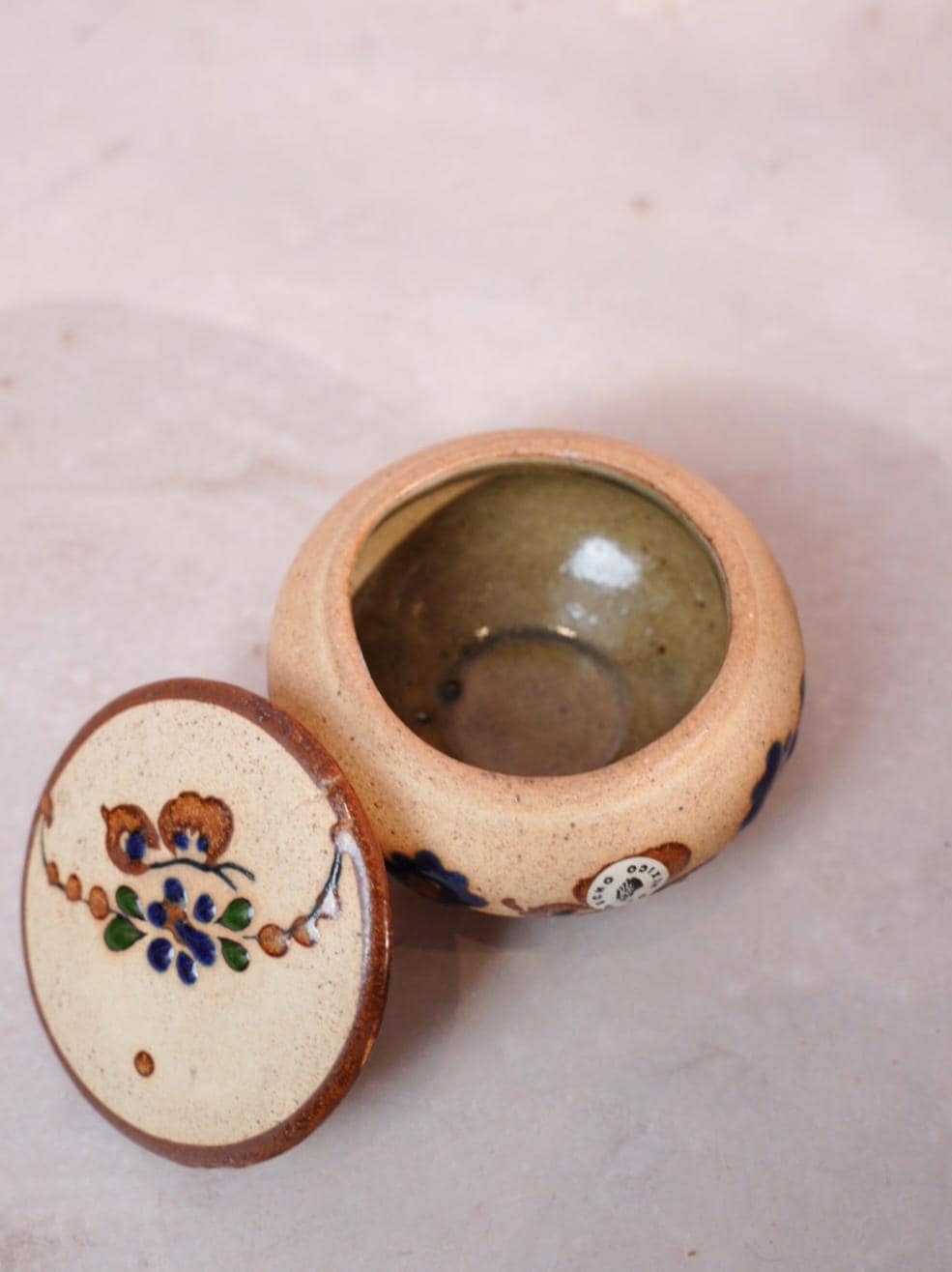 Mexican Pottery Lidded Pot