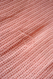 Vintage Pink Crochet Bed Throw