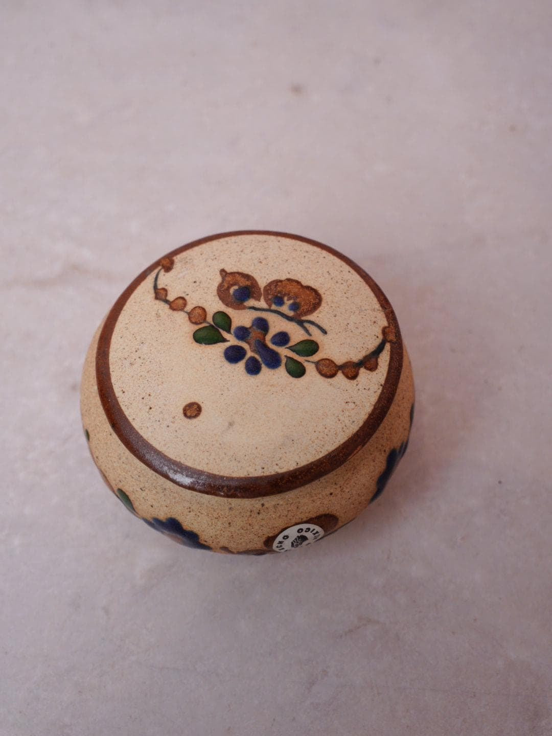Mexican Pottery Lidded Pot
