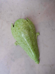 Green Pair Leaf Wall Pocket Vases