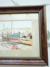 Brixham Trawler Watercolour Painting