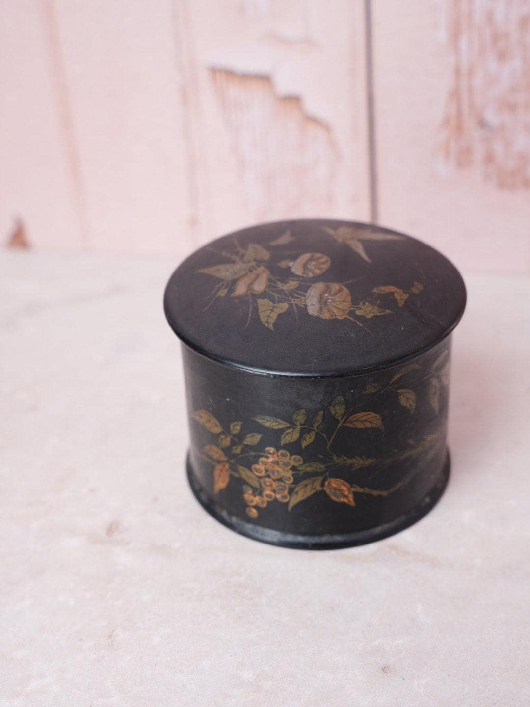 Antique Powder Puff Box