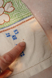 Vintage Hand Embroidered Tea Cosy