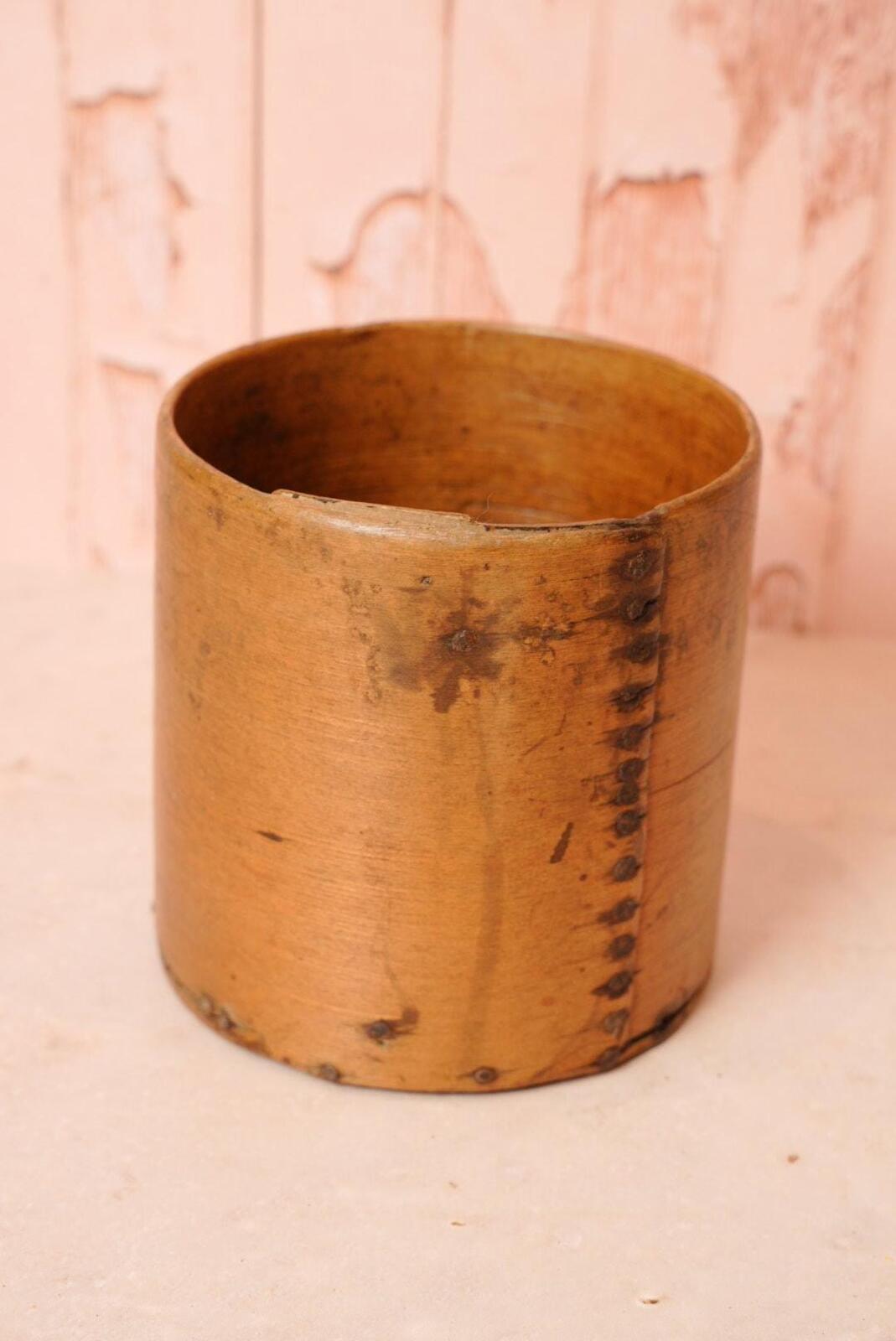 Antique Wooden Dry Measure