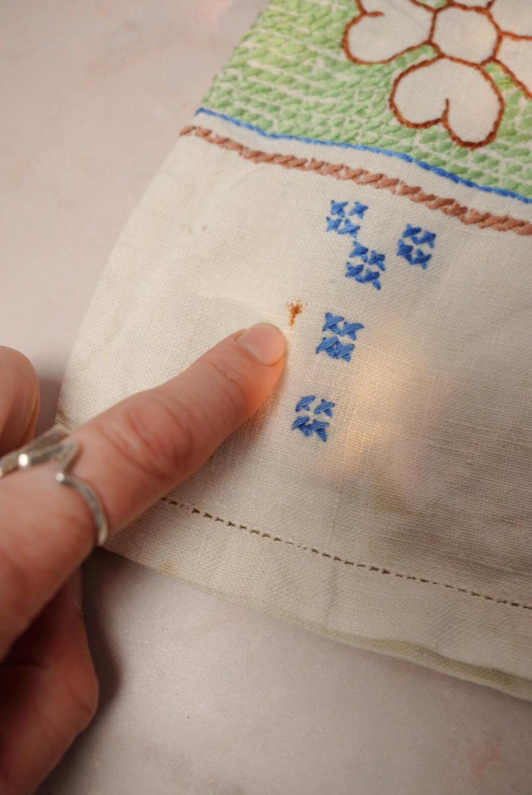 Vintage Hand Embroidered Tea Cosy