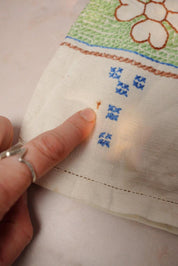 Vintage Hand Embroidered Tea Cosy