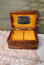 Laurel Wooden Music Box Made in Japan