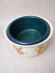 Vintage Habitat Jardin de France Enamel Planter