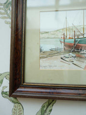 Brixham Trawler Watercolour Painting