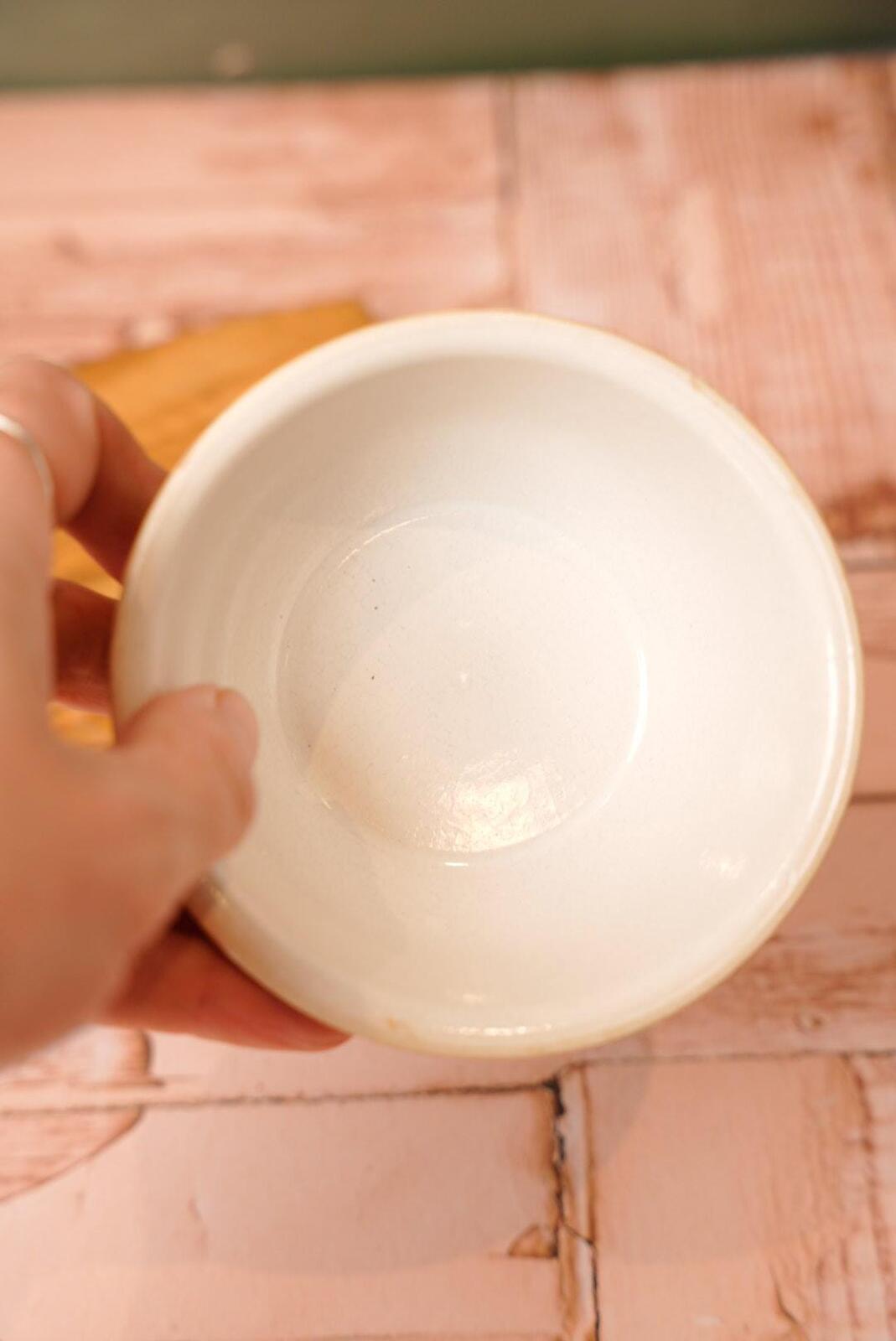 Vintage Green Ceramic Bowl