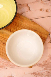 Vintage Green Ceramic Bowl