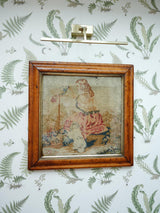 Victorian Framed Needlepoint Tapestry